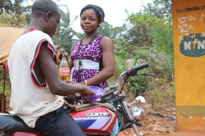 Buying petrol in Iheaka Village - Enugu State, Nigeria.