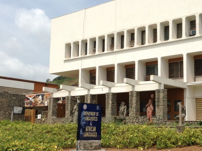 Department of Linguistics & African Languages