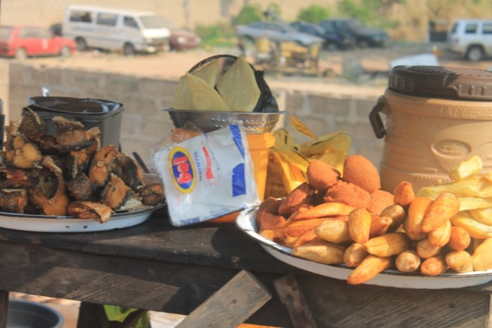 Fried Fish, Akara, Plantain & Yams