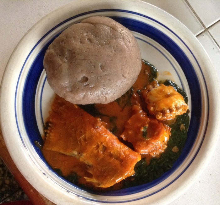 Amala & Ewedu Soup