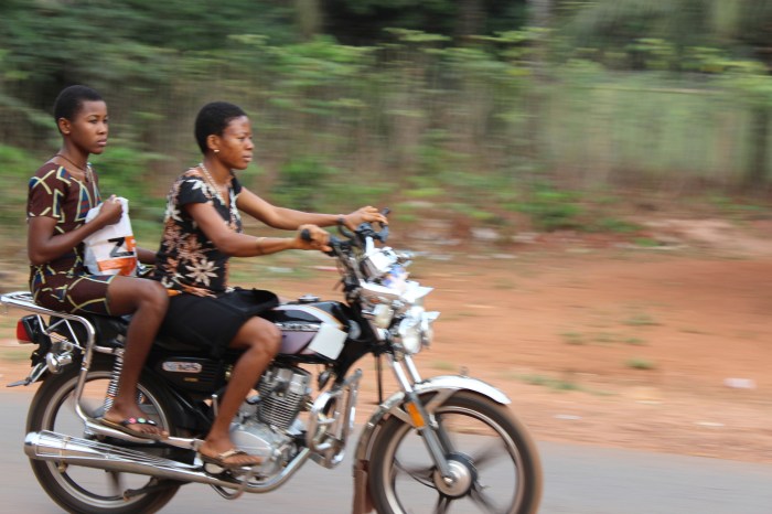 Obolo Village Female Motorcyclists