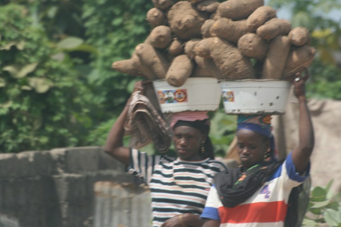 Street Hawkers - African Yams