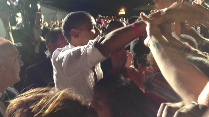 President Barrack Obama in Ohio