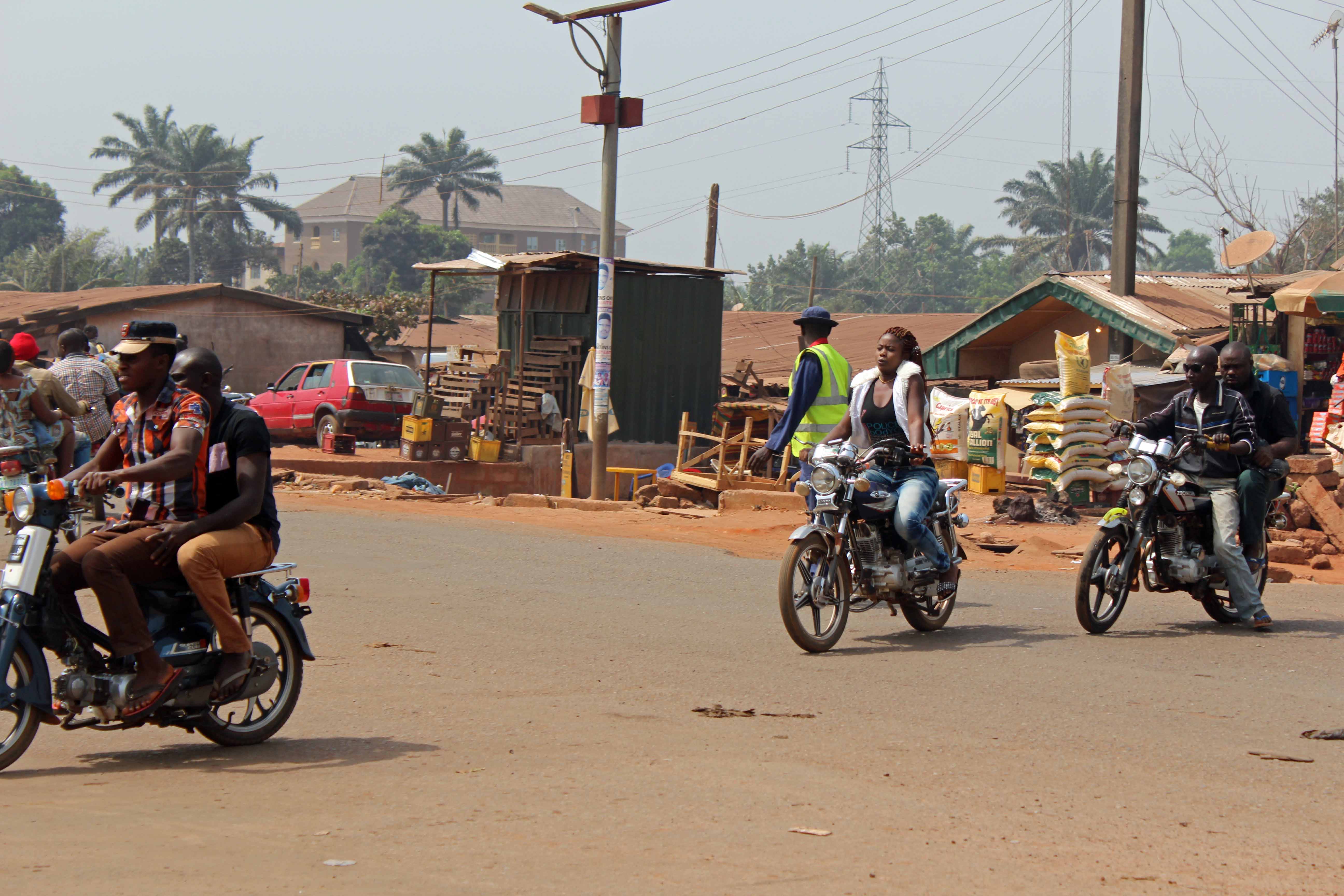 Motorcycling in Enugu Nigeria