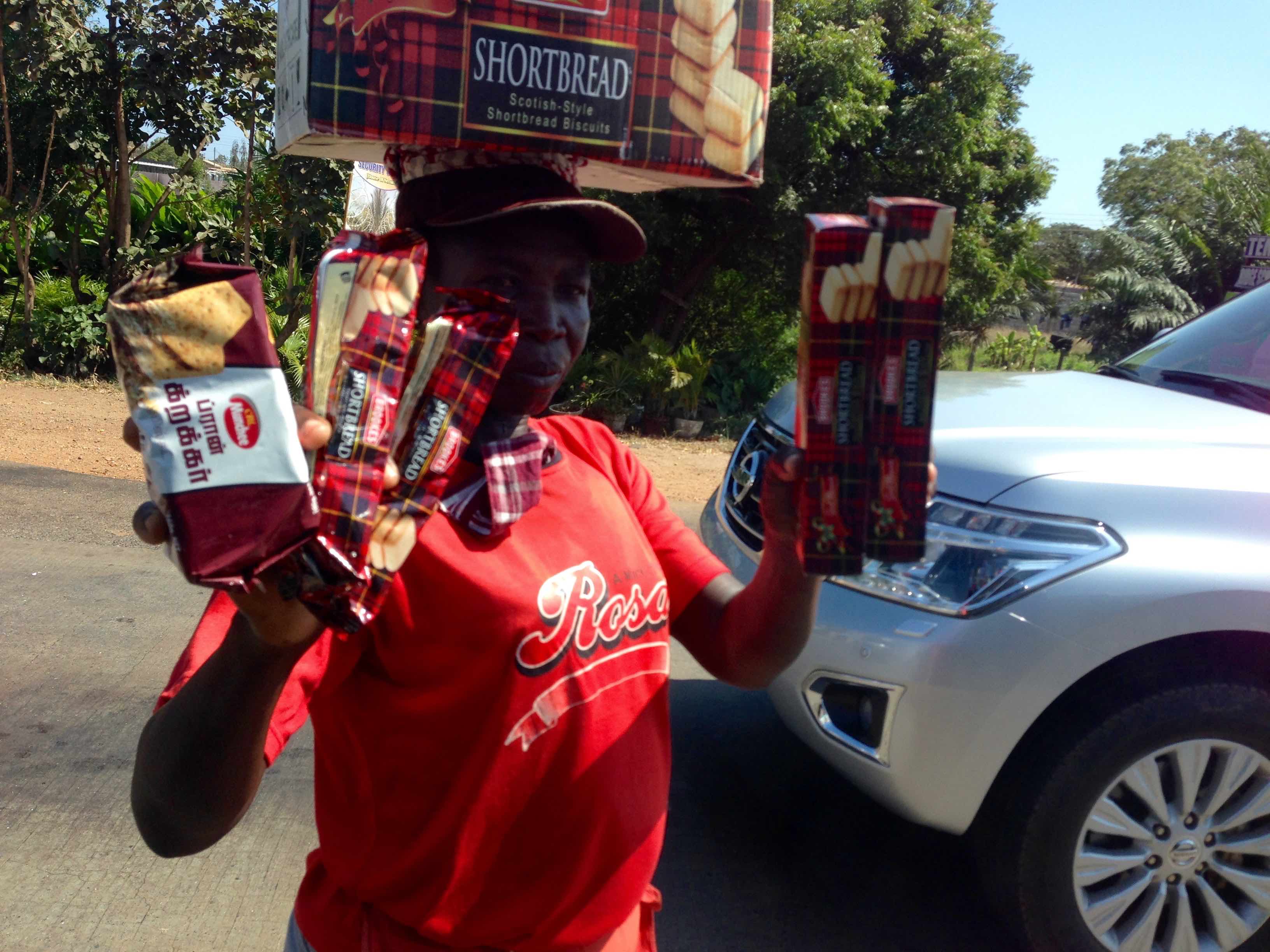 Street Hawker in Tema Ghana