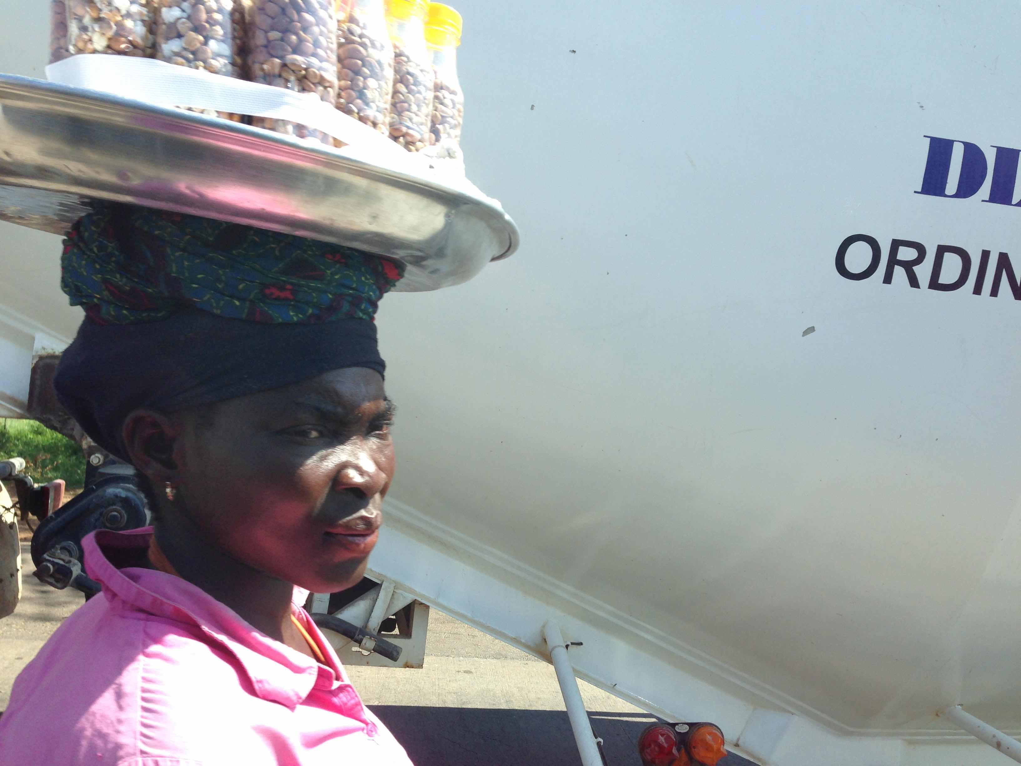 Roadside Hawker in Tema