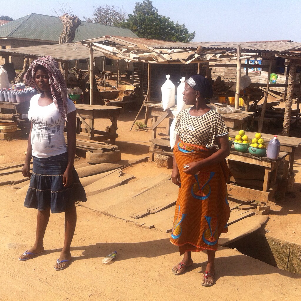 Roadside Market in Oka Akoko