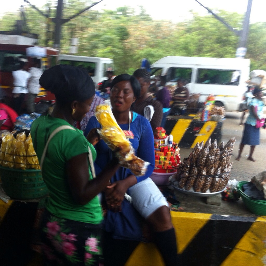 Roadside Hawking in Accra