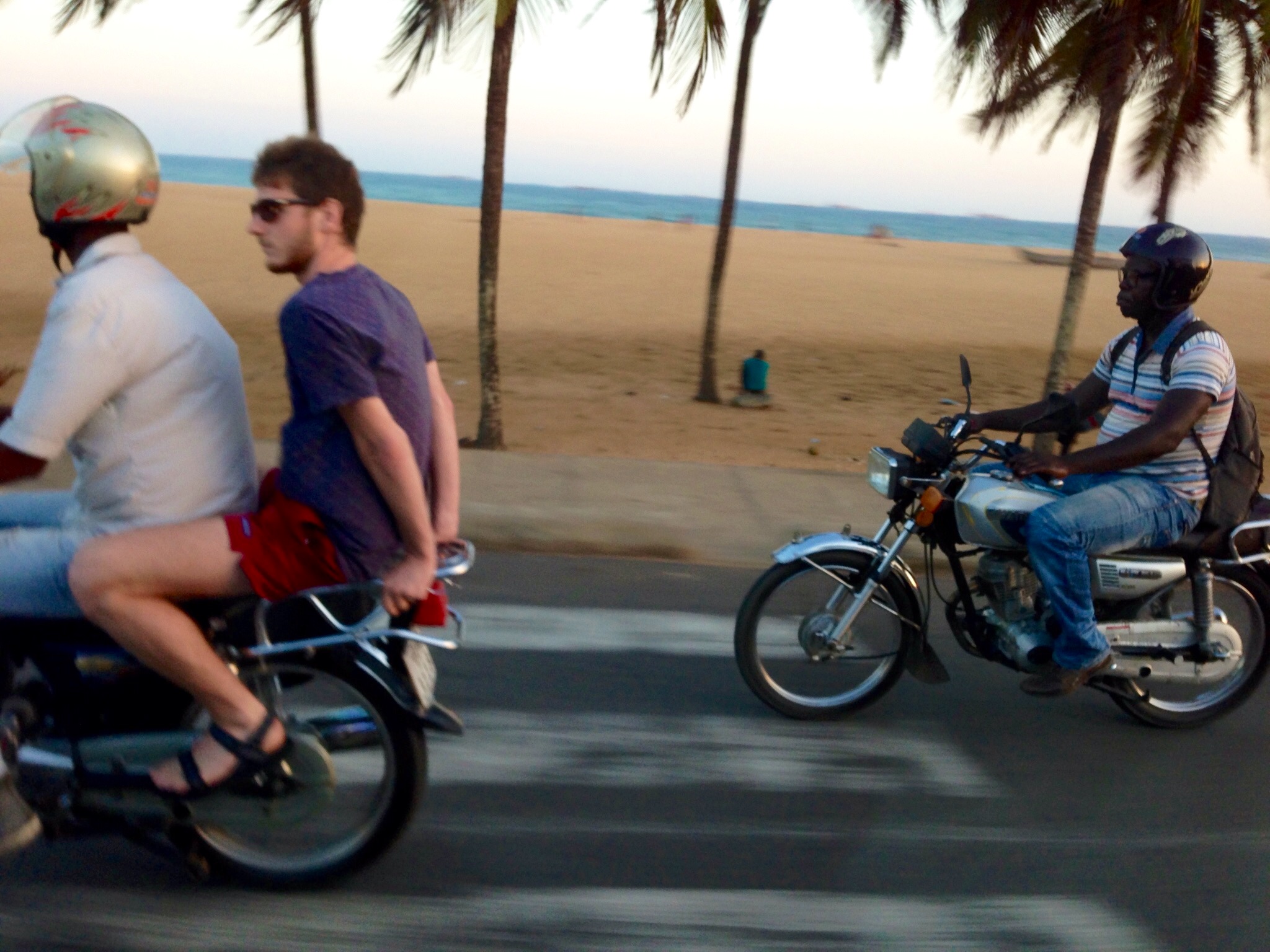 Motorcycling in Lome Togo