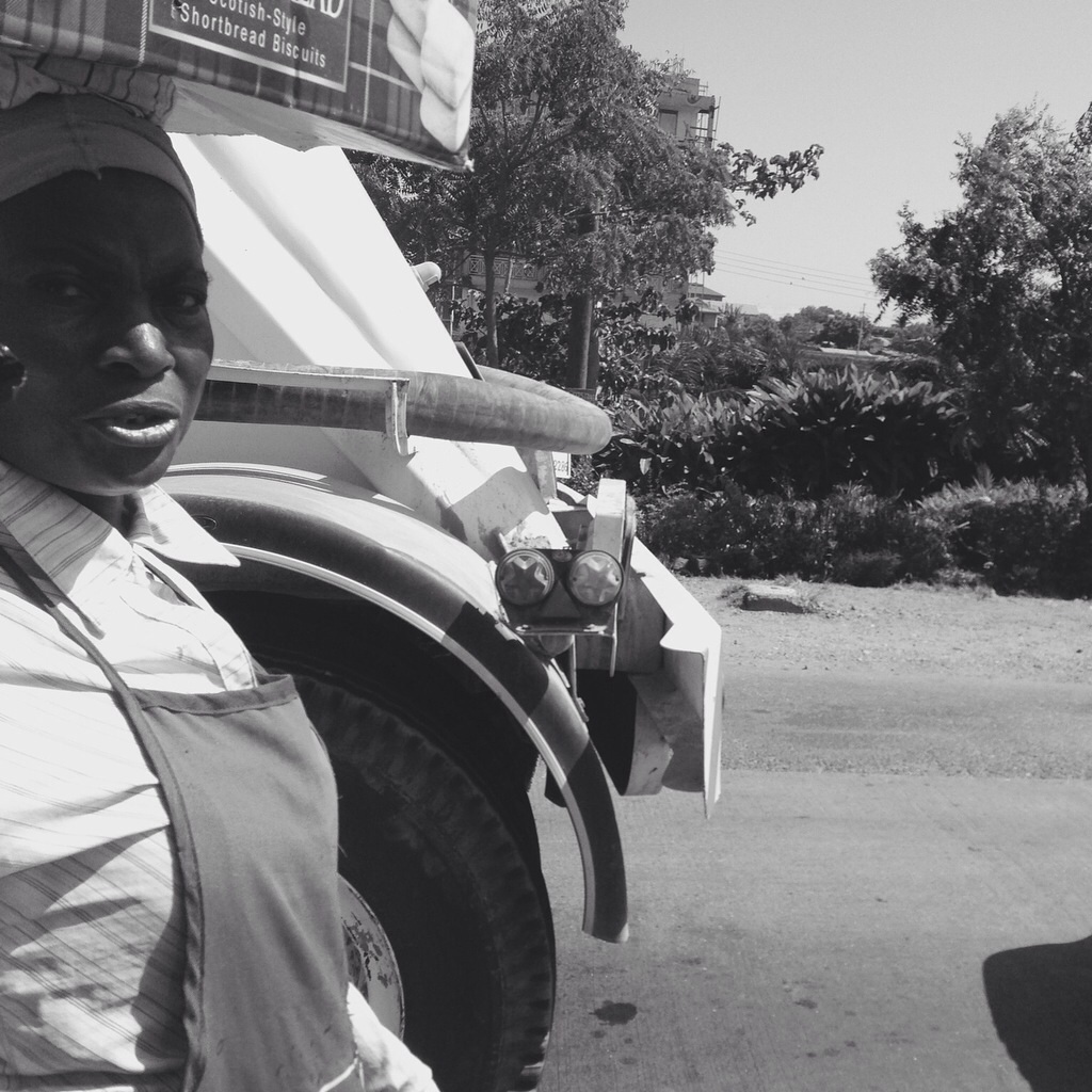 Roadside Hawker in Tema
