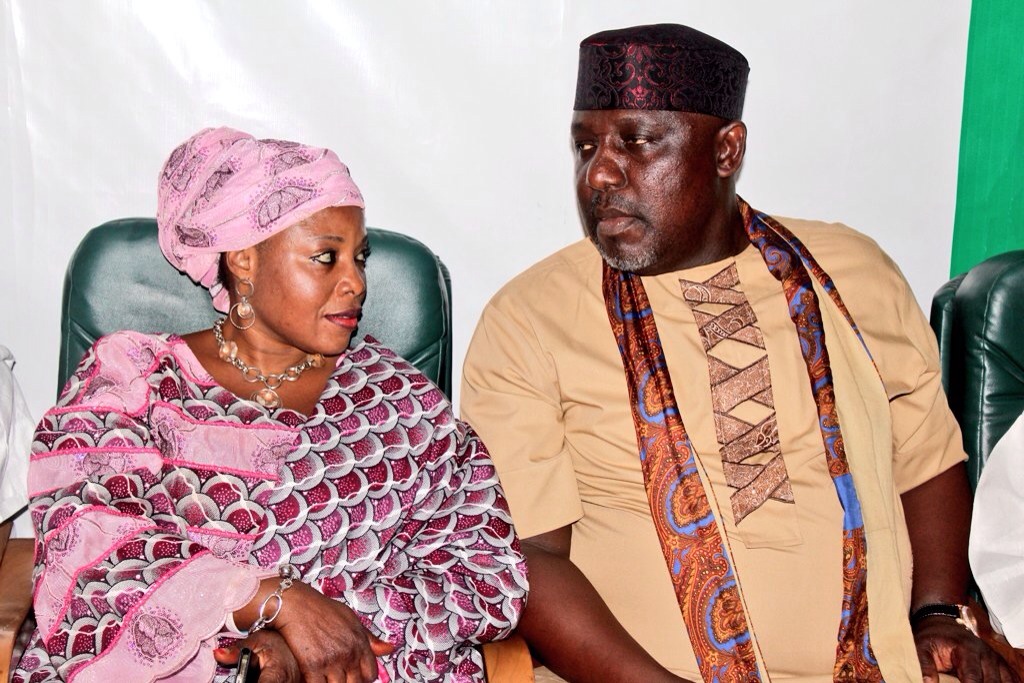 Hajiya Ramatu Tijjani & Rochas Okorocha