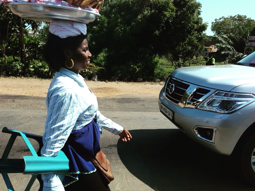 Street Hawker in Tema