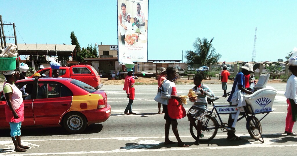 Roadside Hawkers in Accra