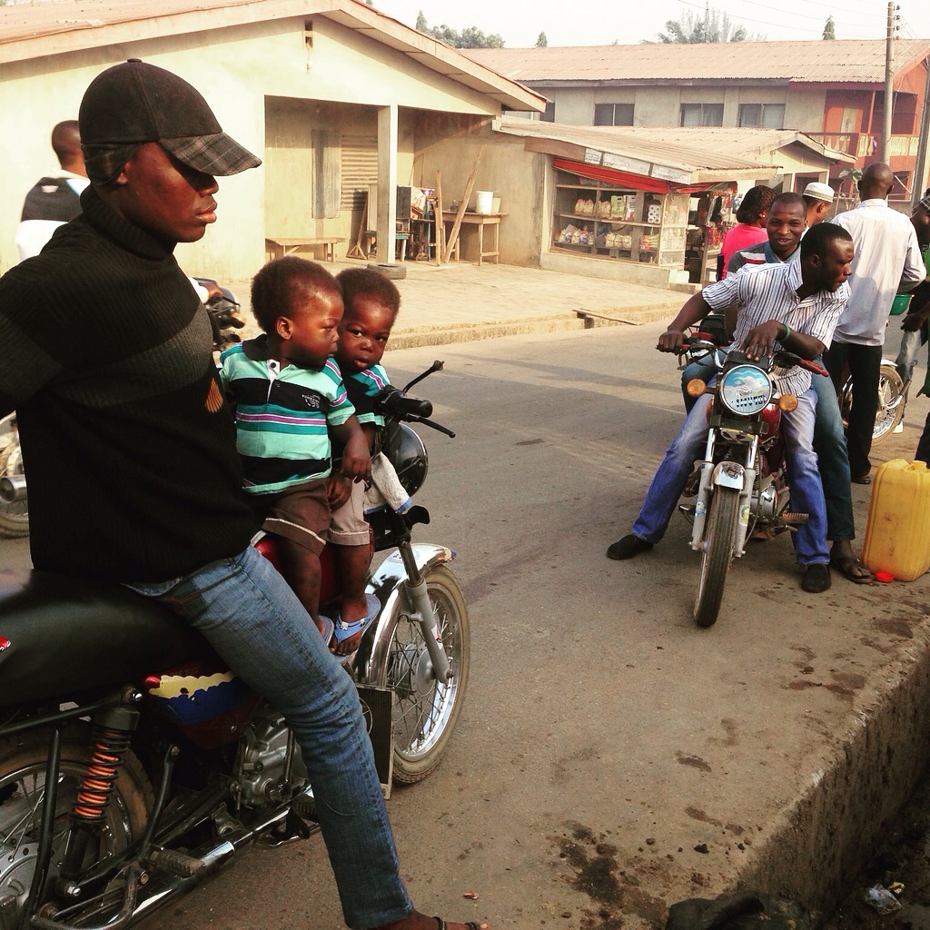Motorcycling in Ilaje