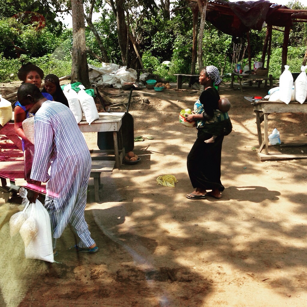Roadside Market in Ondo