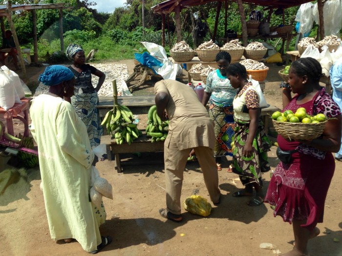 Roadside Market in Ondo