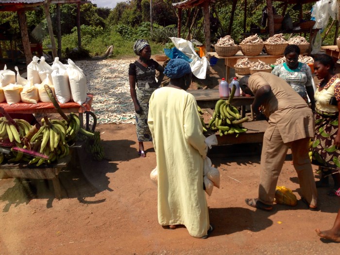 Roadside Market in Ondo