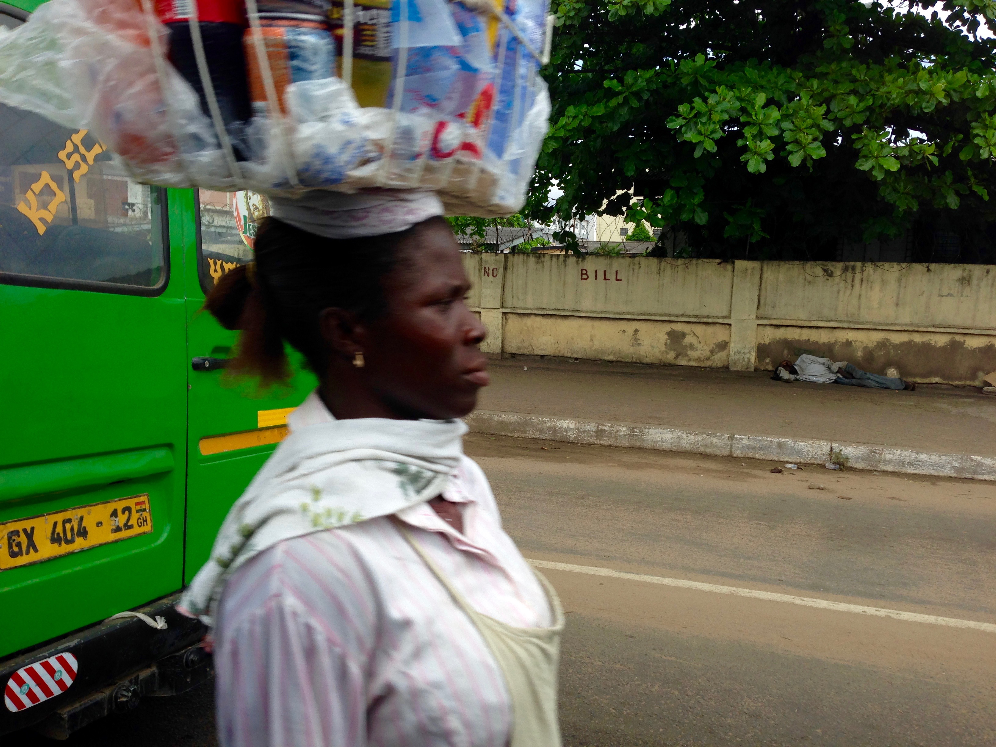 Roadside Hawking in Accra