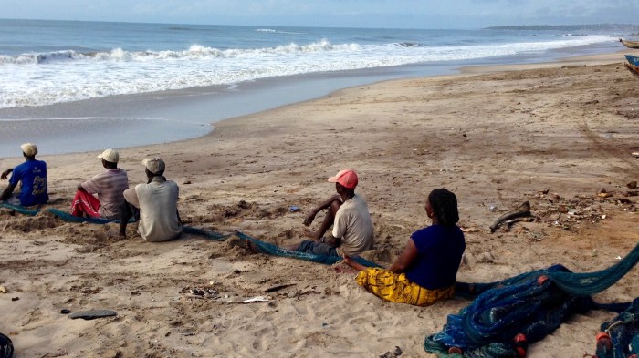 Seine Fishing in Kokrobite Beach Ghana