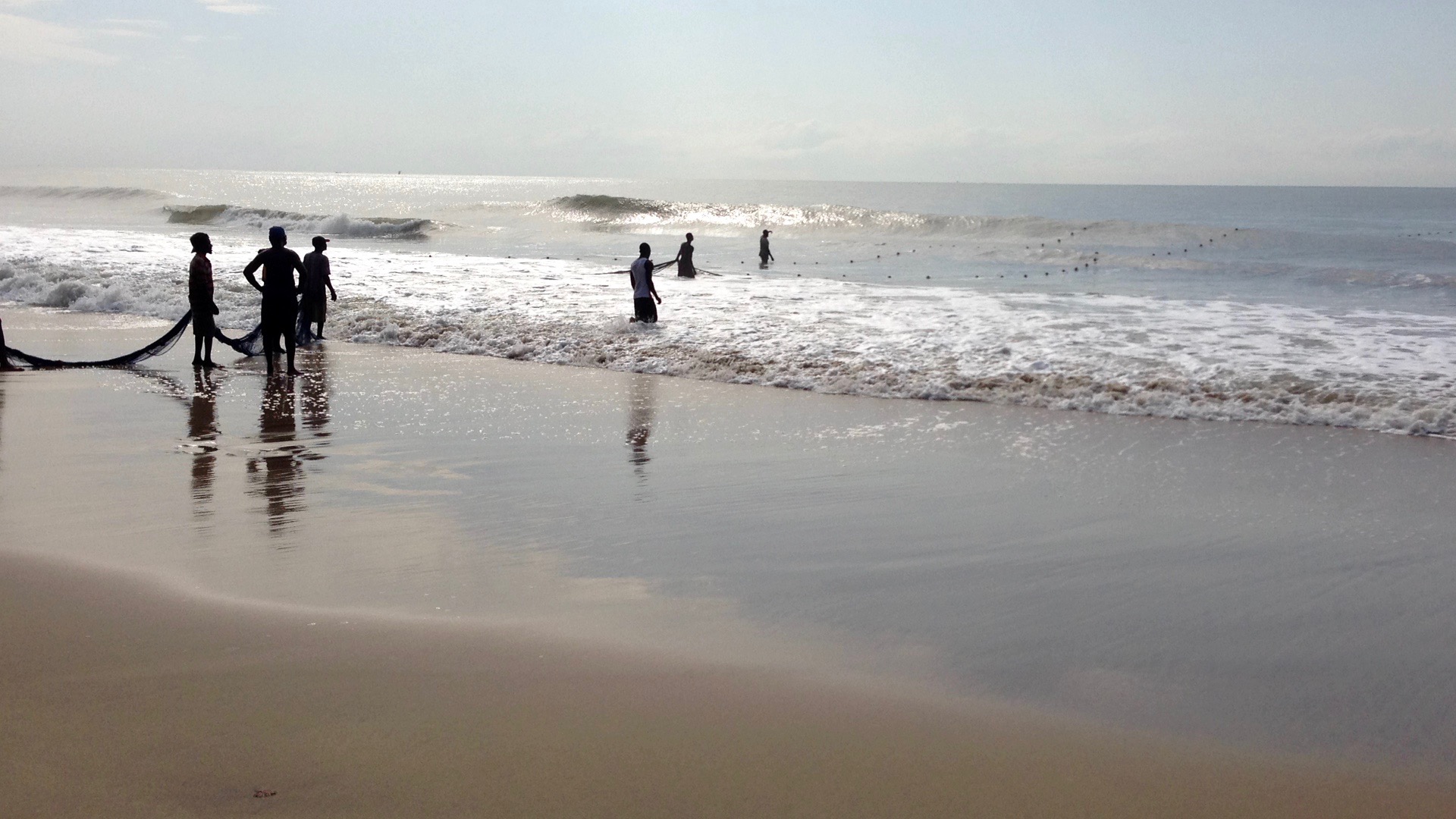 Seine Fishing in Kokrobite Beach Ghana