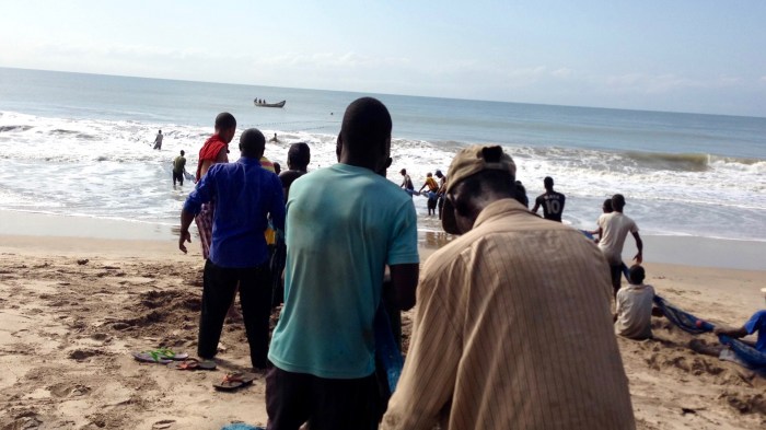 Seine Fishing in Kokrobite Beach Ghana