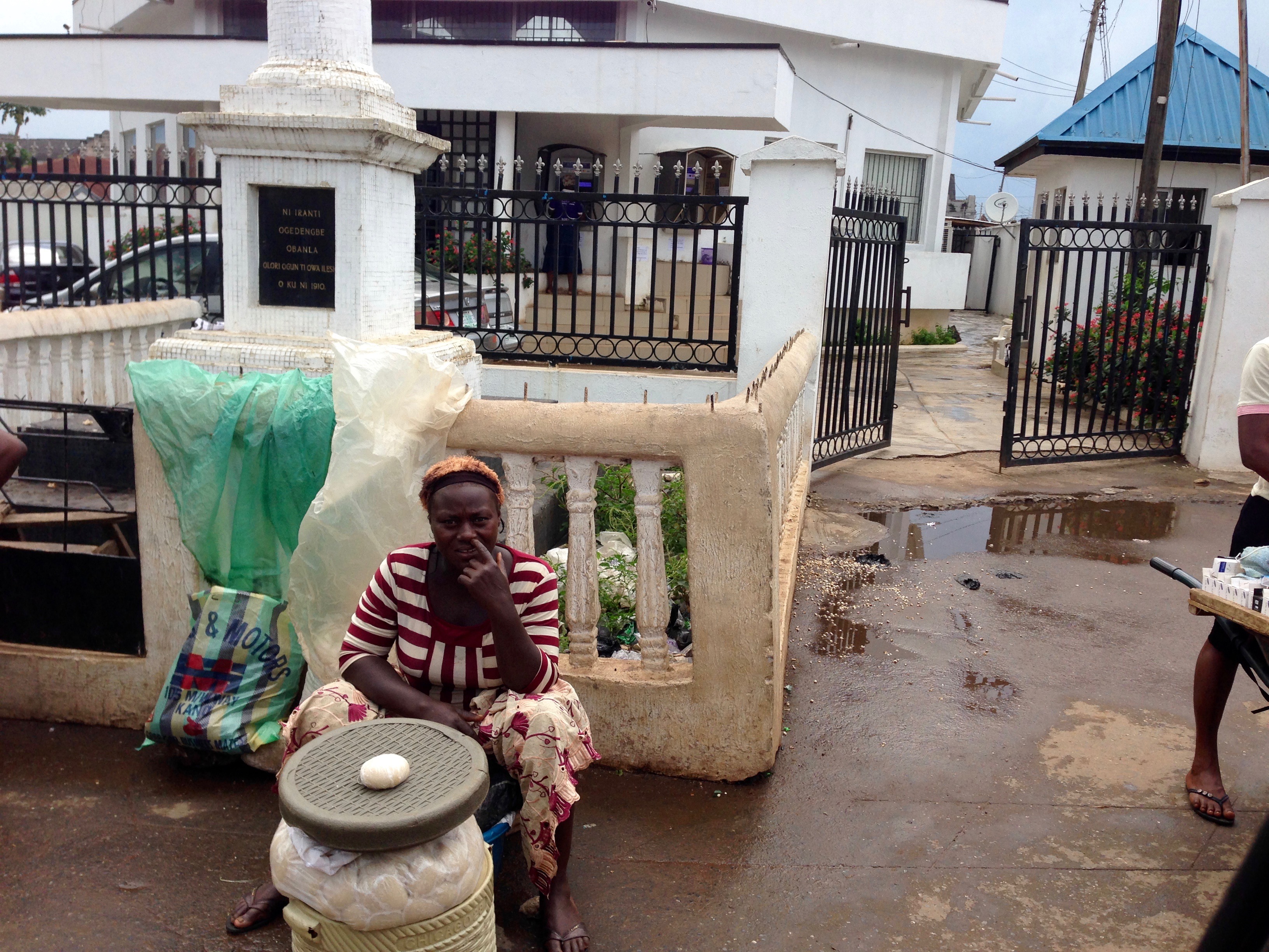 Street Food, Lafun Hawker in Ilesa