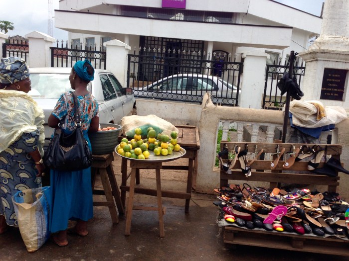 Street Market Adimula Palace Roundabout