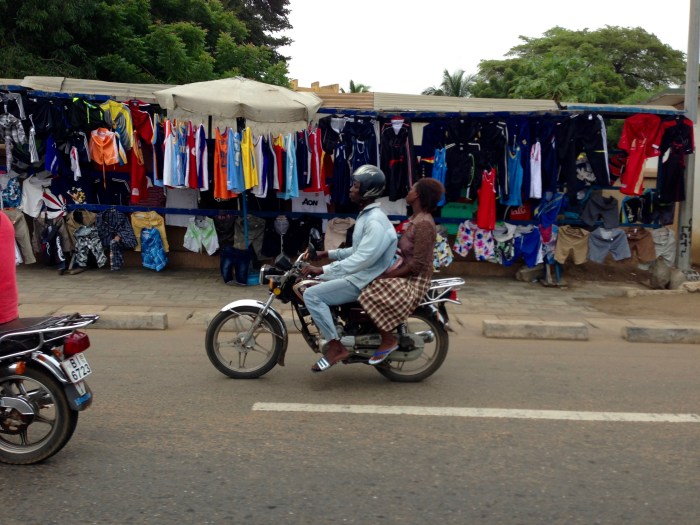 Motorcycling in Lome Togo