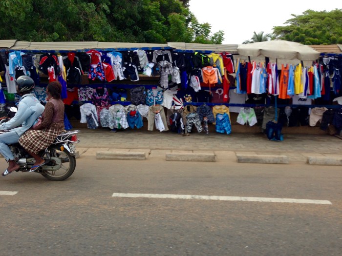 Motorcycling in Lome Togo