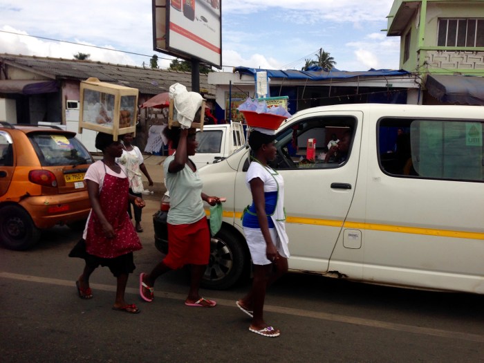 Street Hawking in Accra