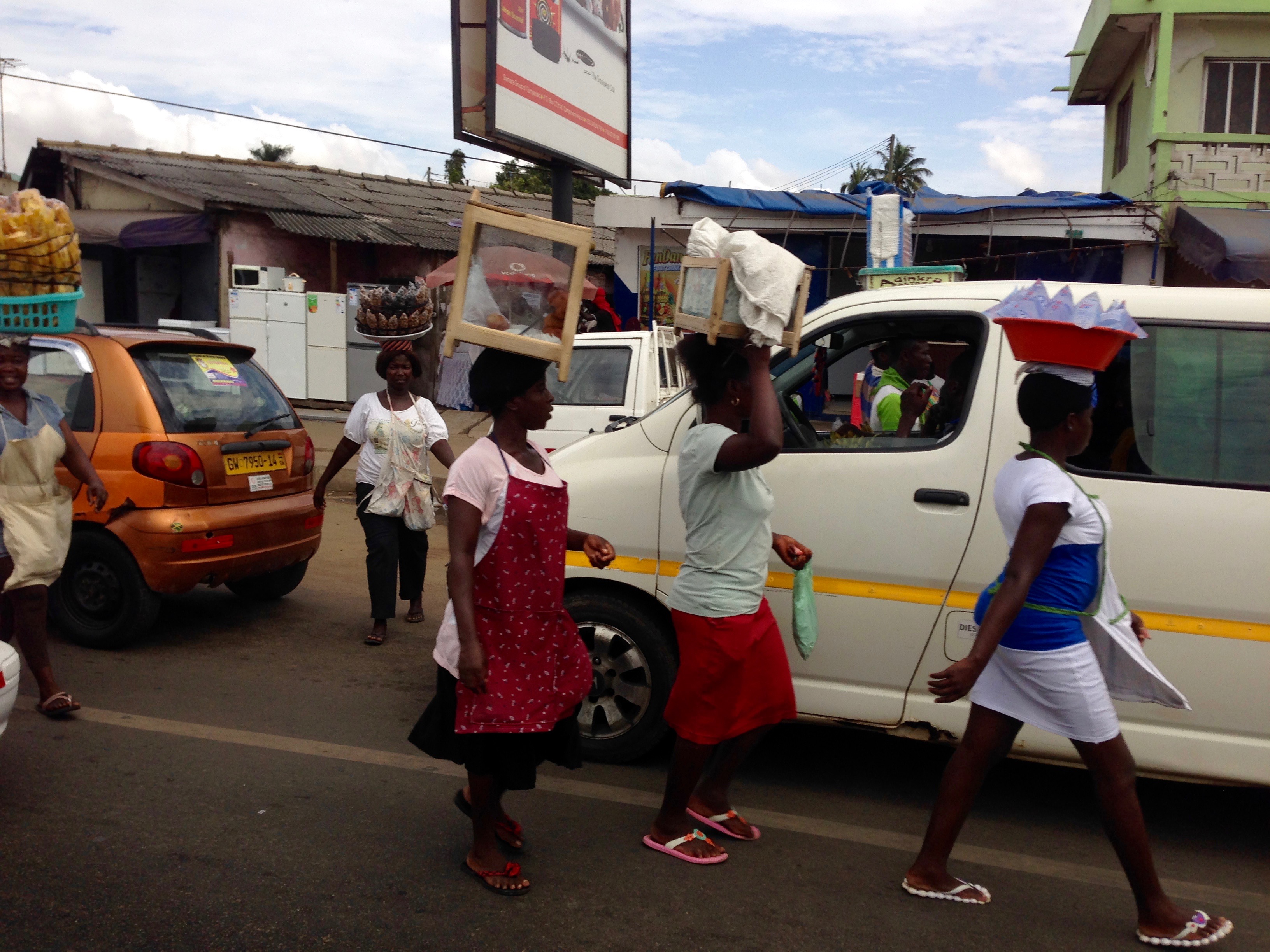 Street Hawking in Accra