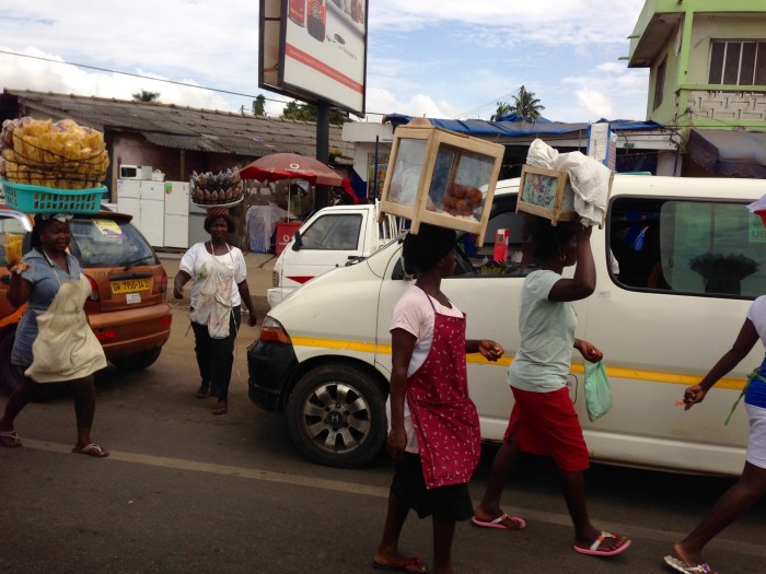 Street Hawking in Accra