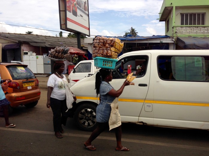 Street Hawking in Accra