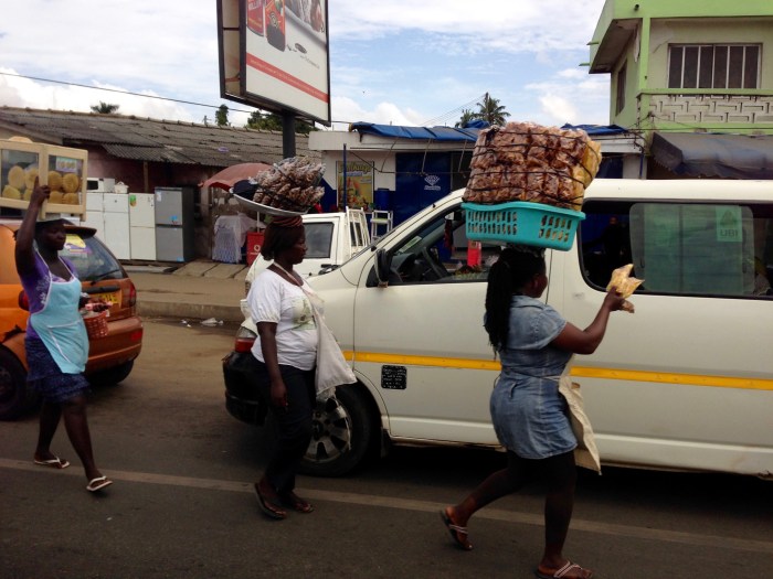 Street Hawking in Accra