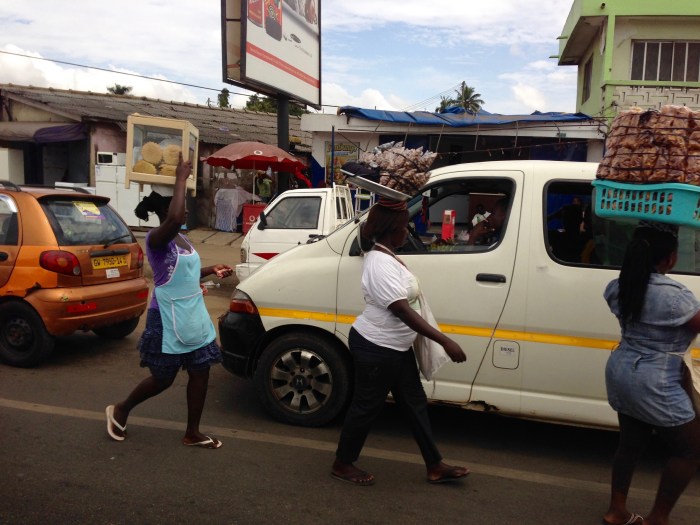 Street Hawking in Accra