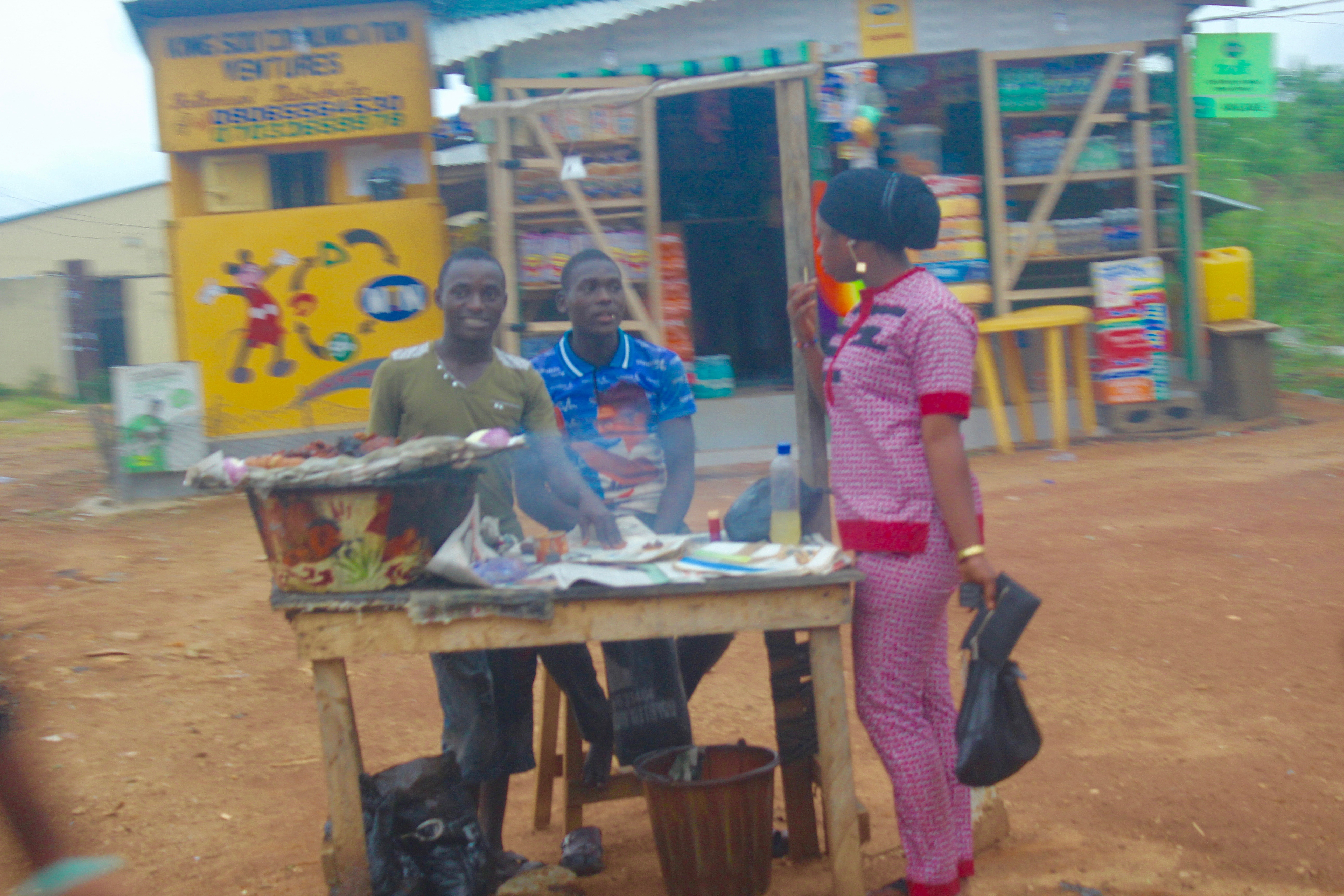 Buying Suya in Kogi Nigeria