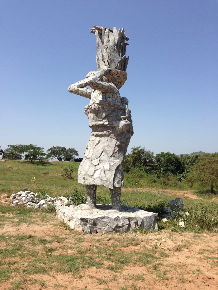 Statue of Gbayi Woman in Ushafa Village, Nigeria