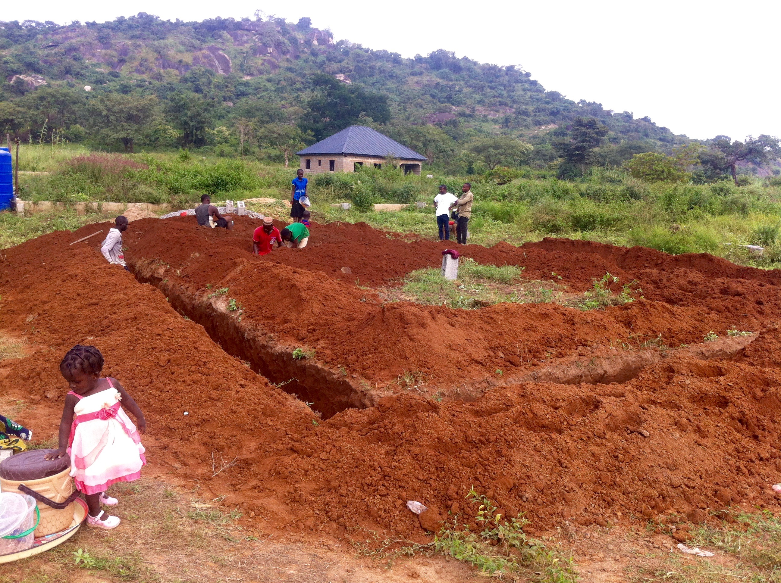 Juju Films Studios and Home Office Construction Site (Digging Foundation)