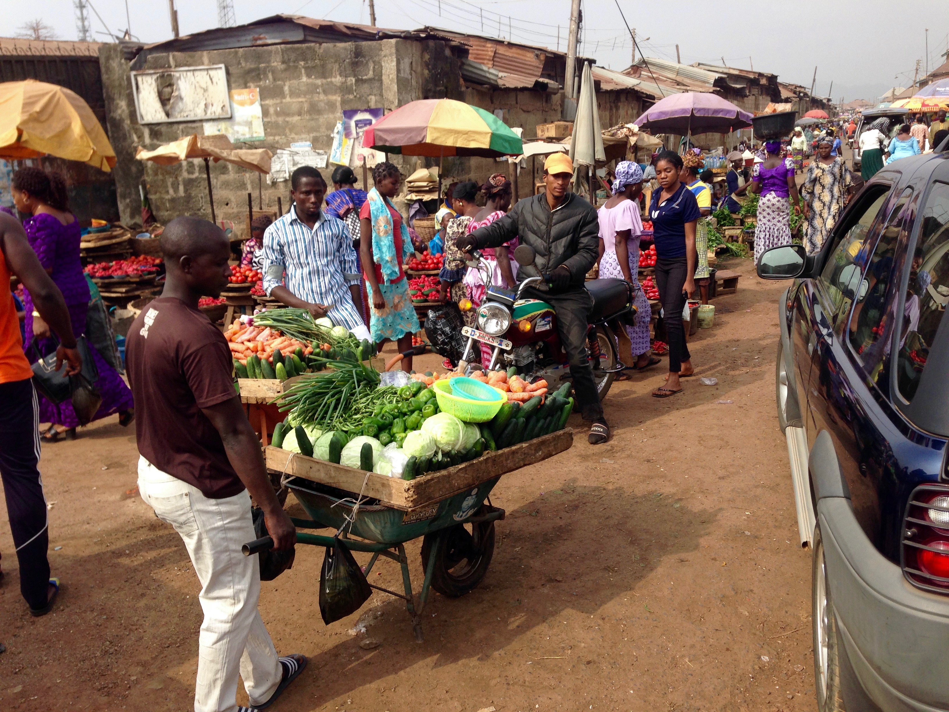 Atakumosa Market in Ilesa, Osun Nigeria