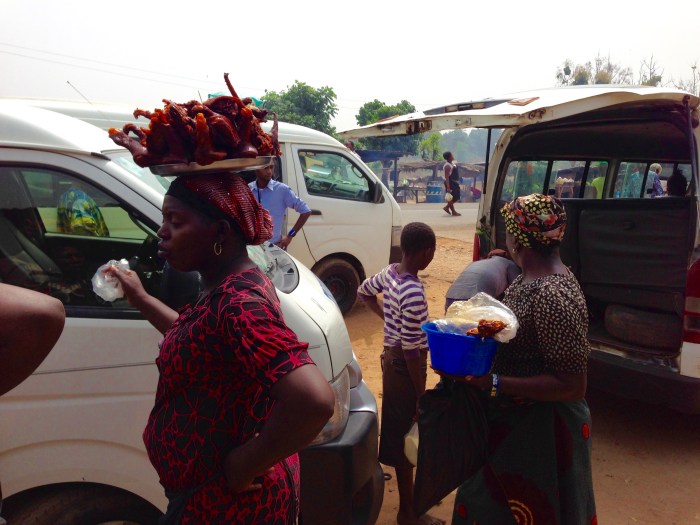 Roadside Hawkers in Ibillo, Edo Nigeria