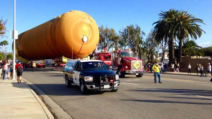 External Tank #ET journey to the California Science Center
