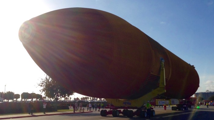 External Tank #ET journey to the California Science Center