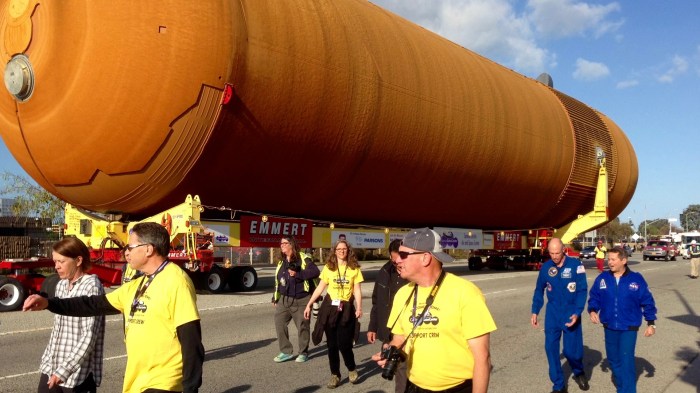 External Tank #ET journey to the California Science Center