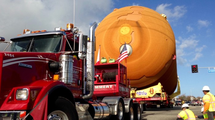 External Tank #ET journey to the California Science Center