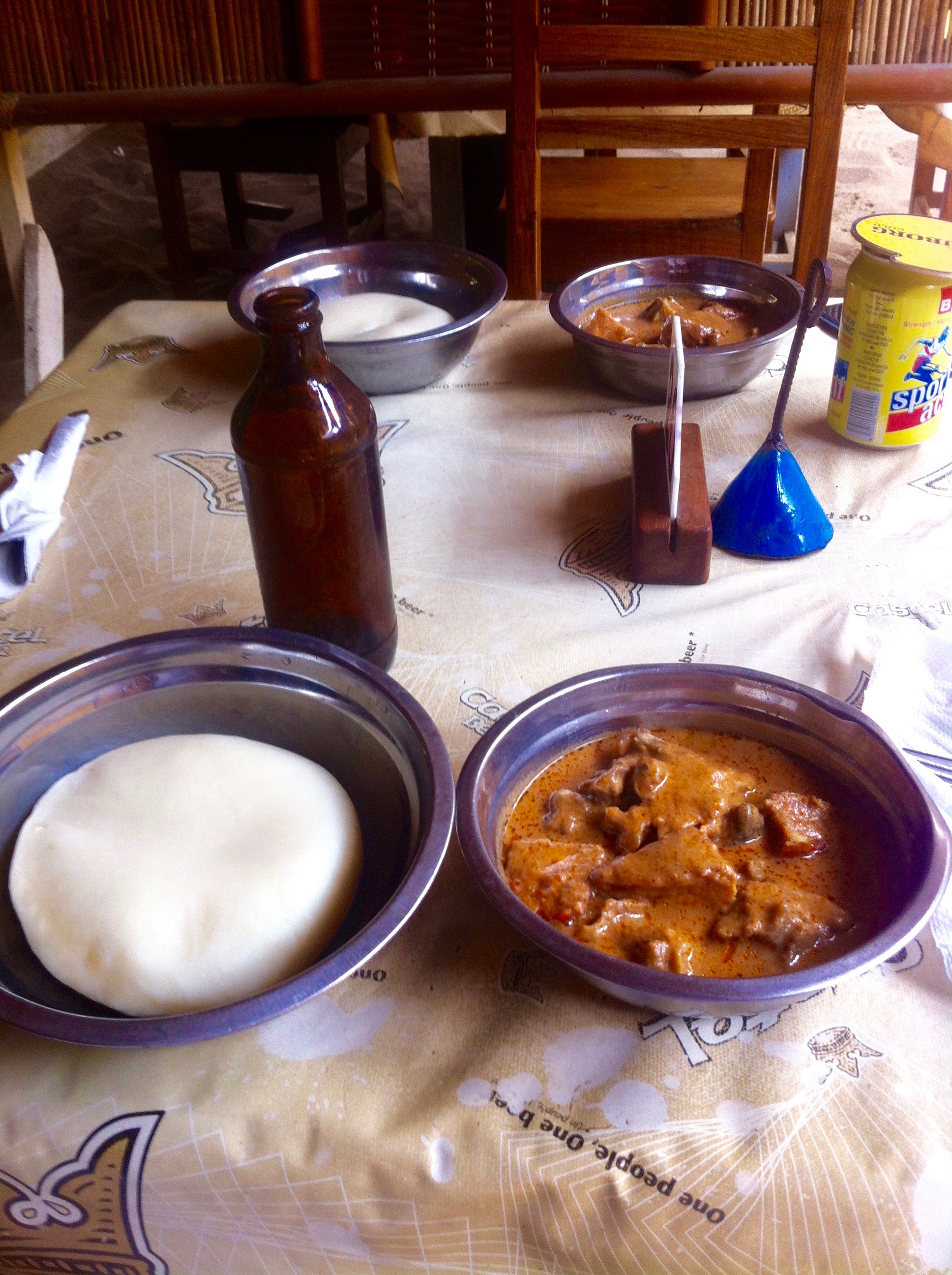 Pounded Yam Lunch in Cotonou