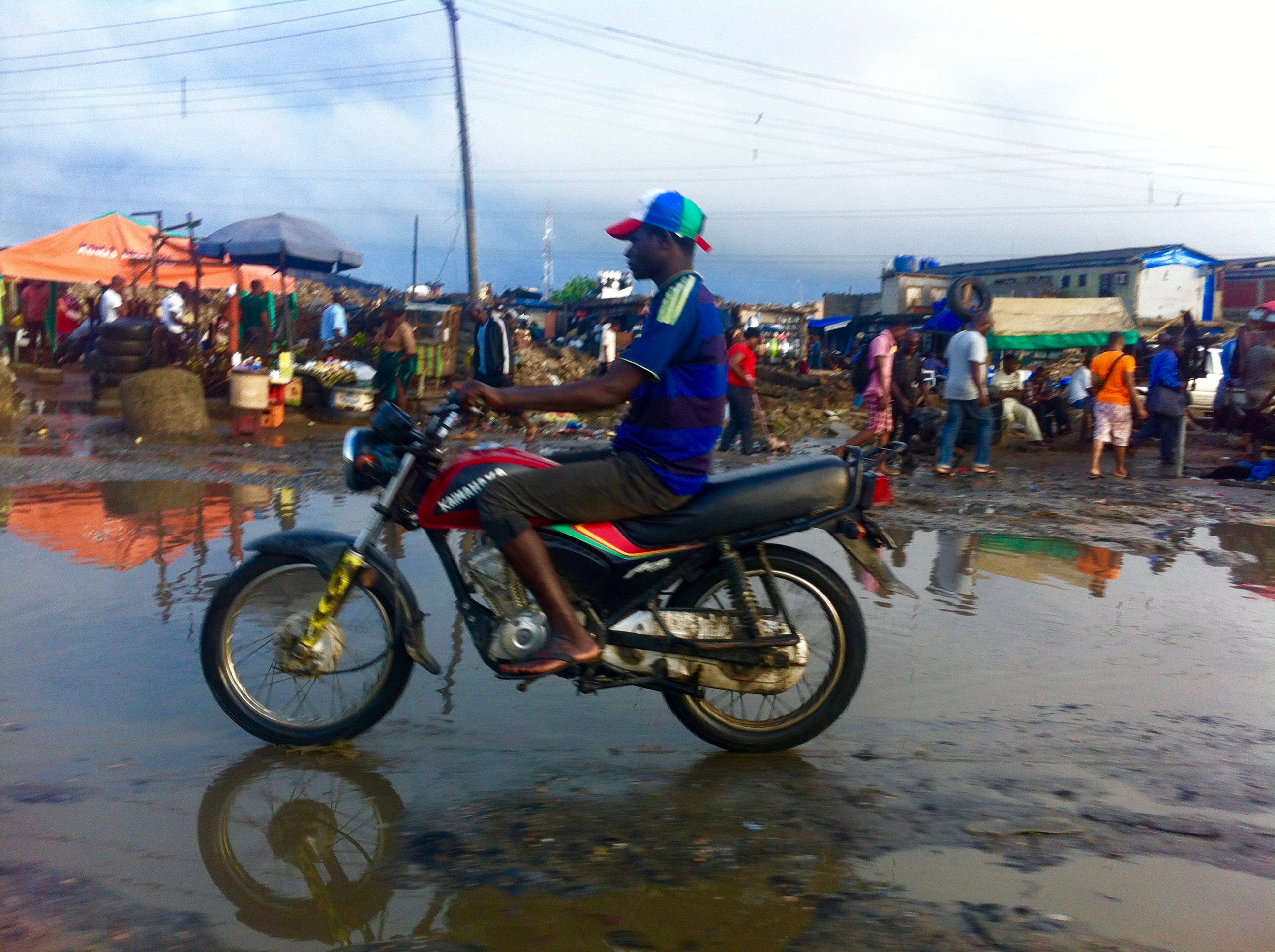 Motorcycling in Lagos, Nigeria