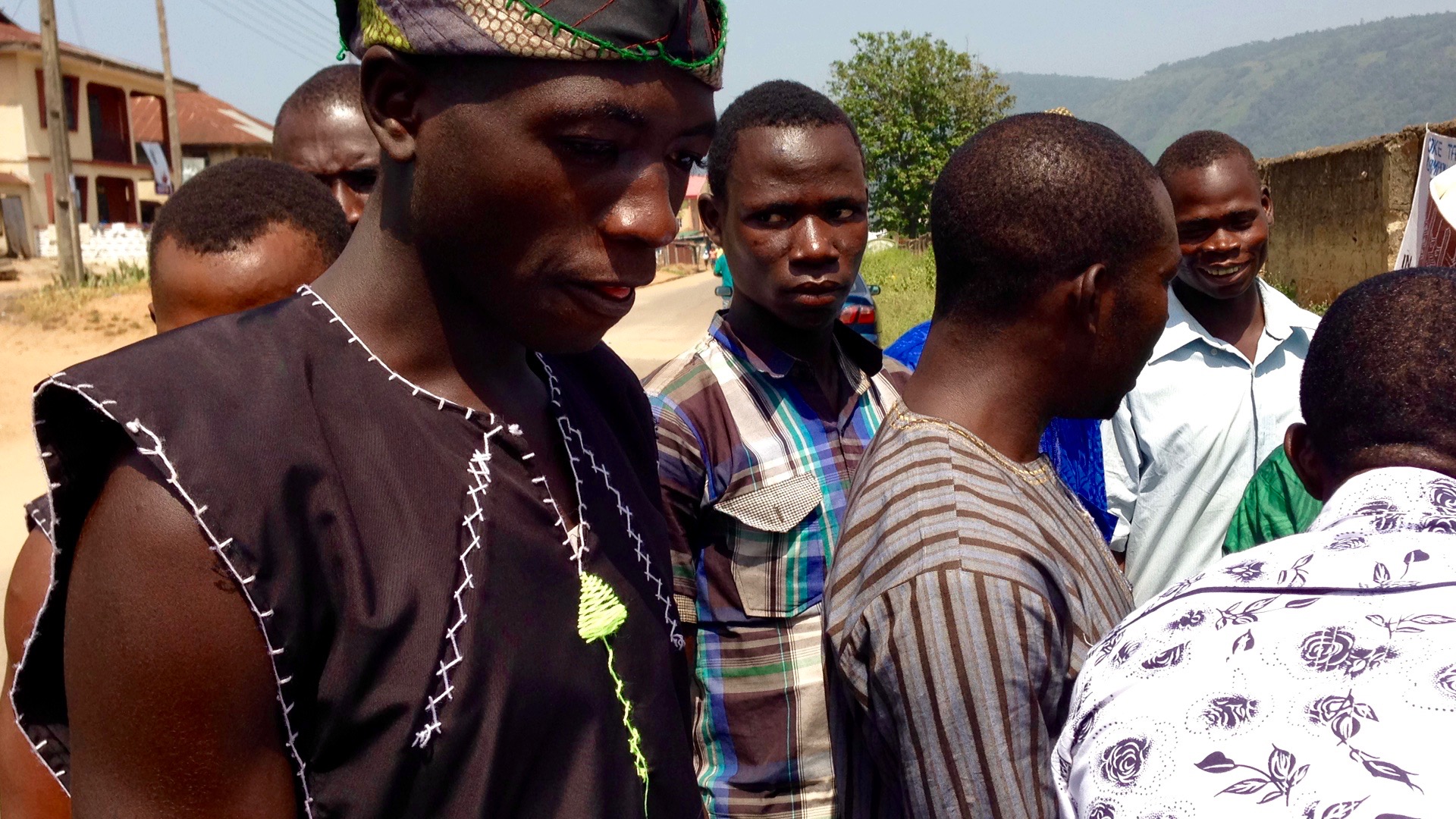 Hausa men in Erin Oke, Osun Nigeria.