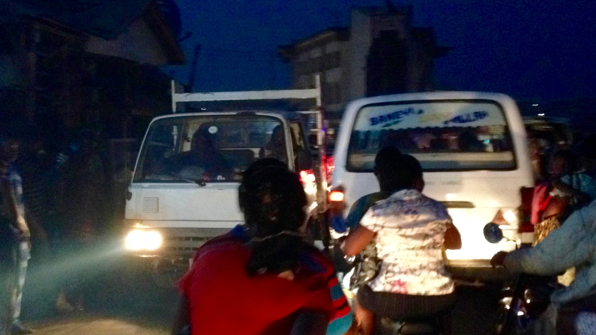 Ilesa Osun, Nigeria at night.