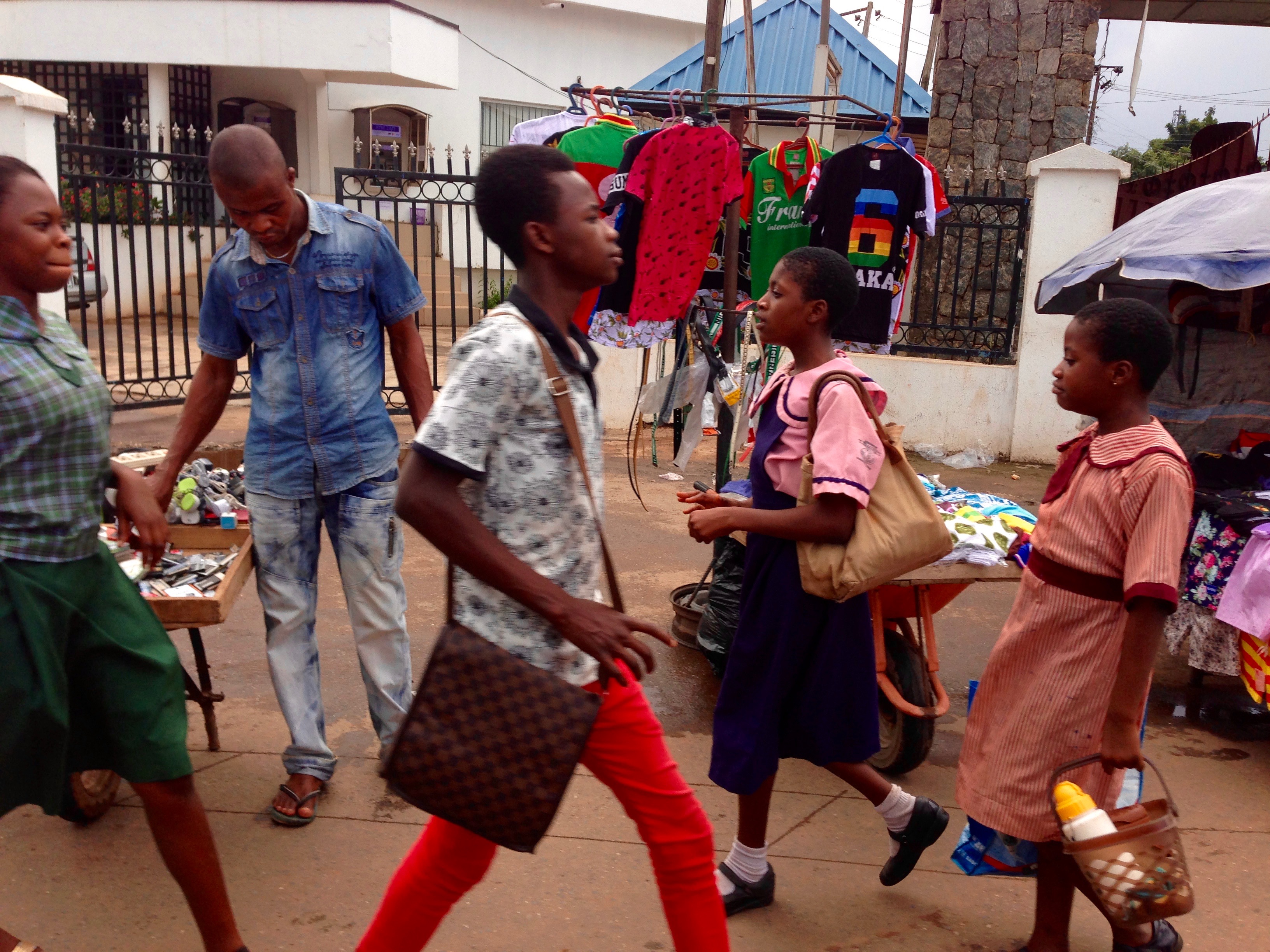 Adimula Palace Roundabout in Ilesa, Nigeria.