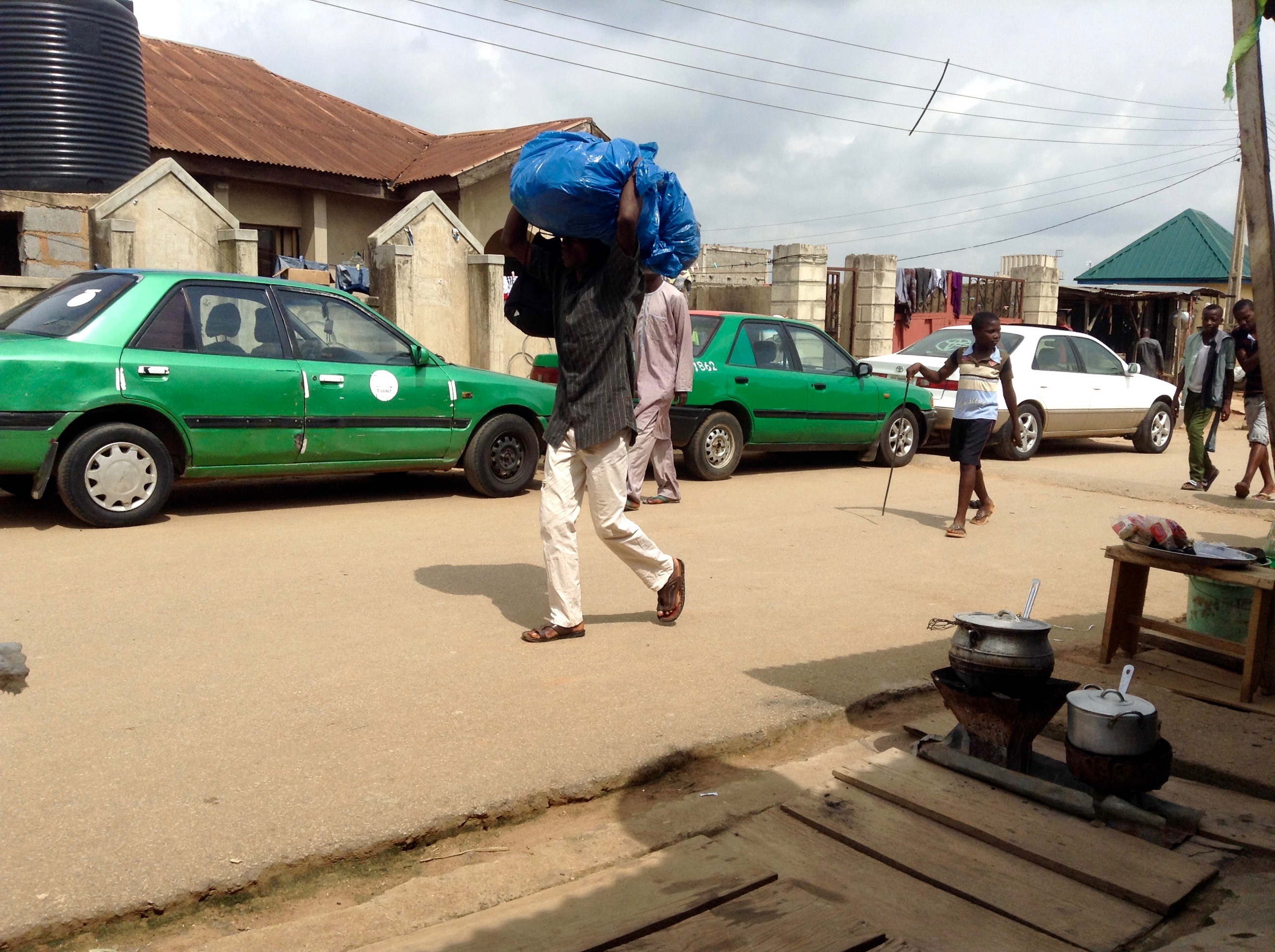 Cooking street food in Ushafa Village, Nigeria. #JujuFilms